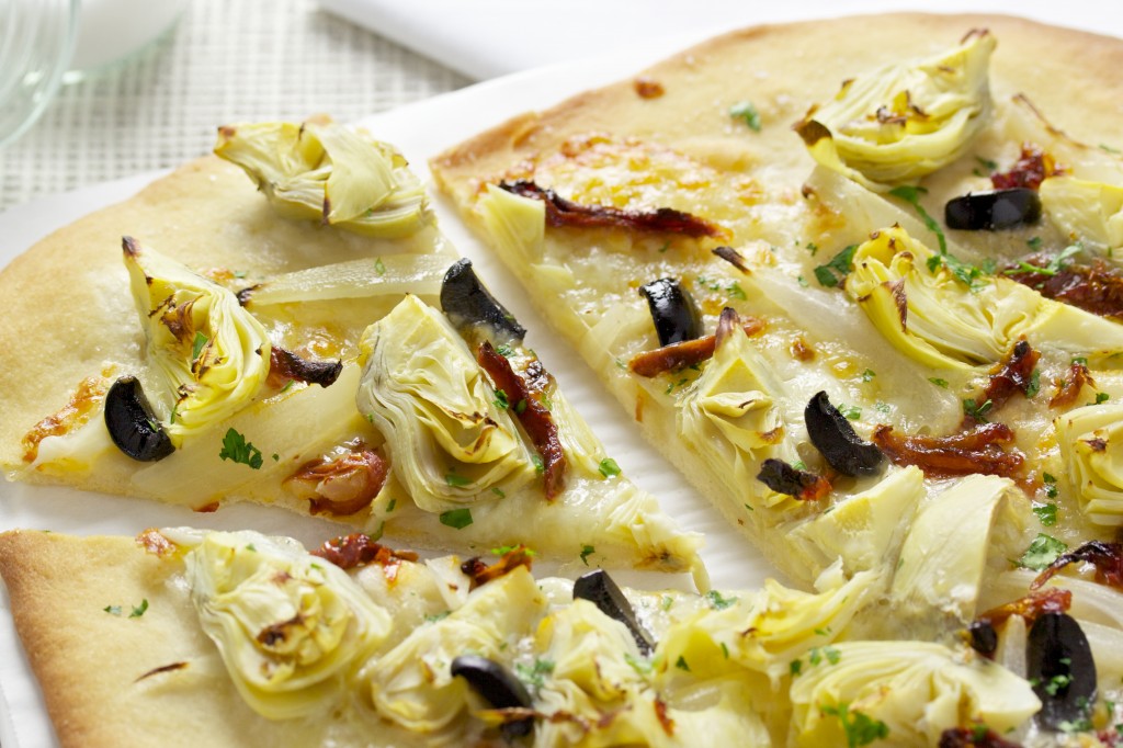 Artischocken Fladenbrot Pizza — Rezepte Suchen