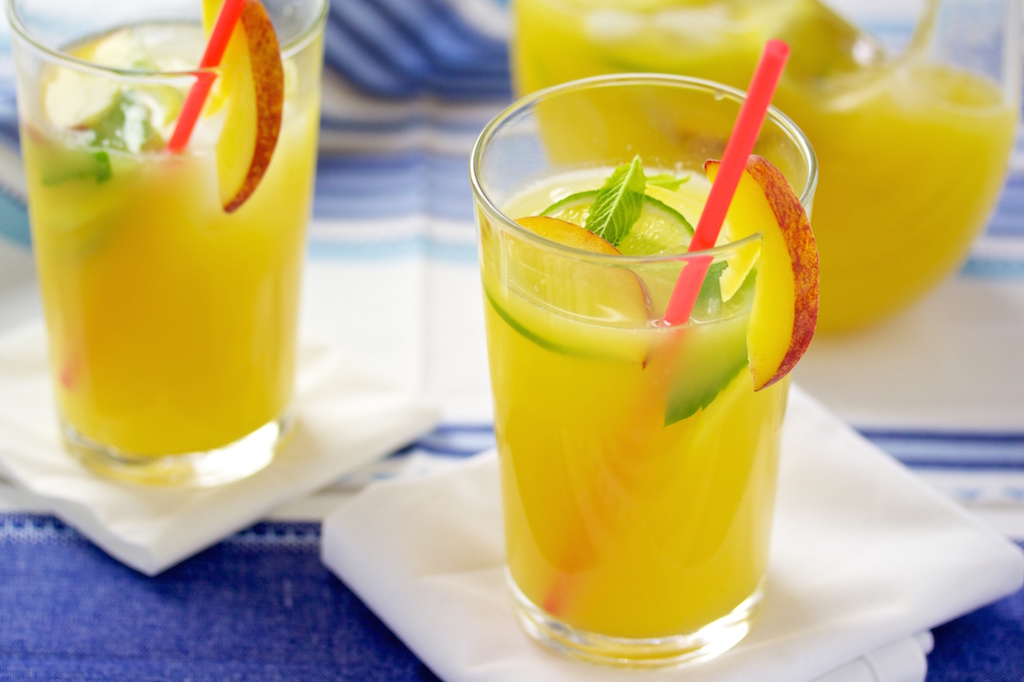 Pfirsich-Limonade