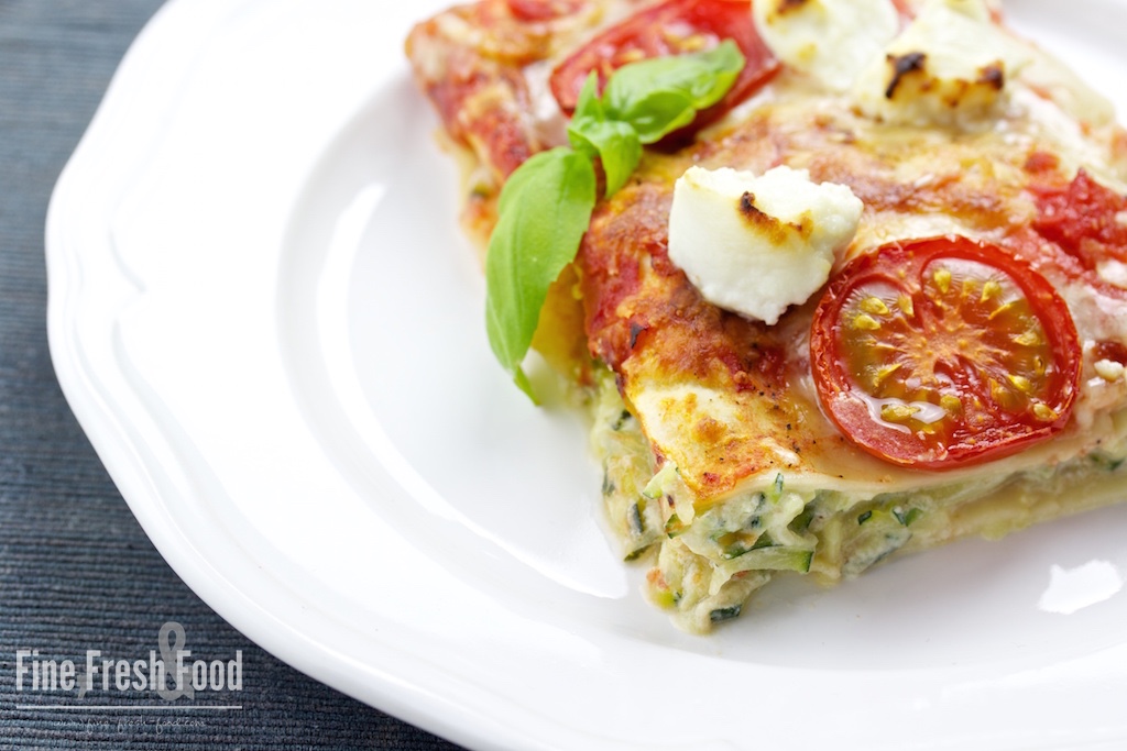 Zucchini-Ricotta-Lasagne