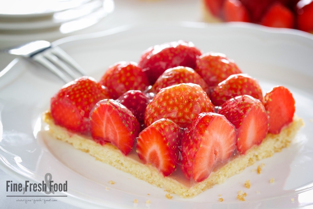 Erdbeer-Blechkuchen