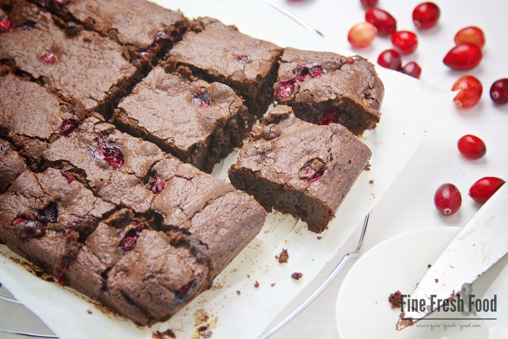 Cranberry-Brownies