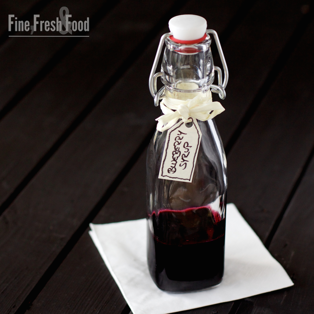 Blaubeeren Sirup