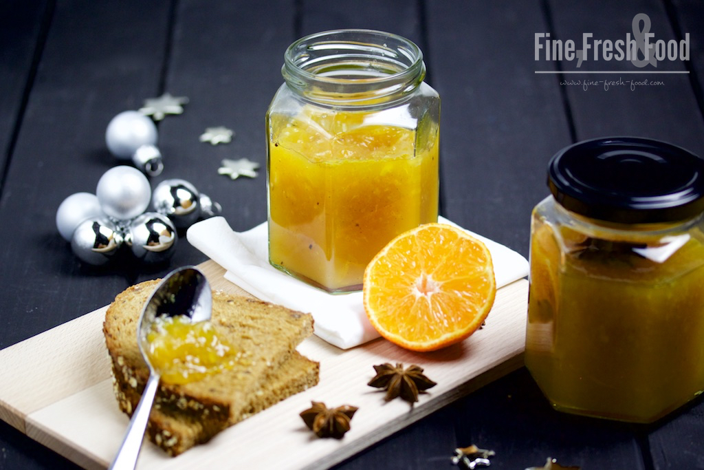 Weihnachtliche Mandarinenmarmelade
