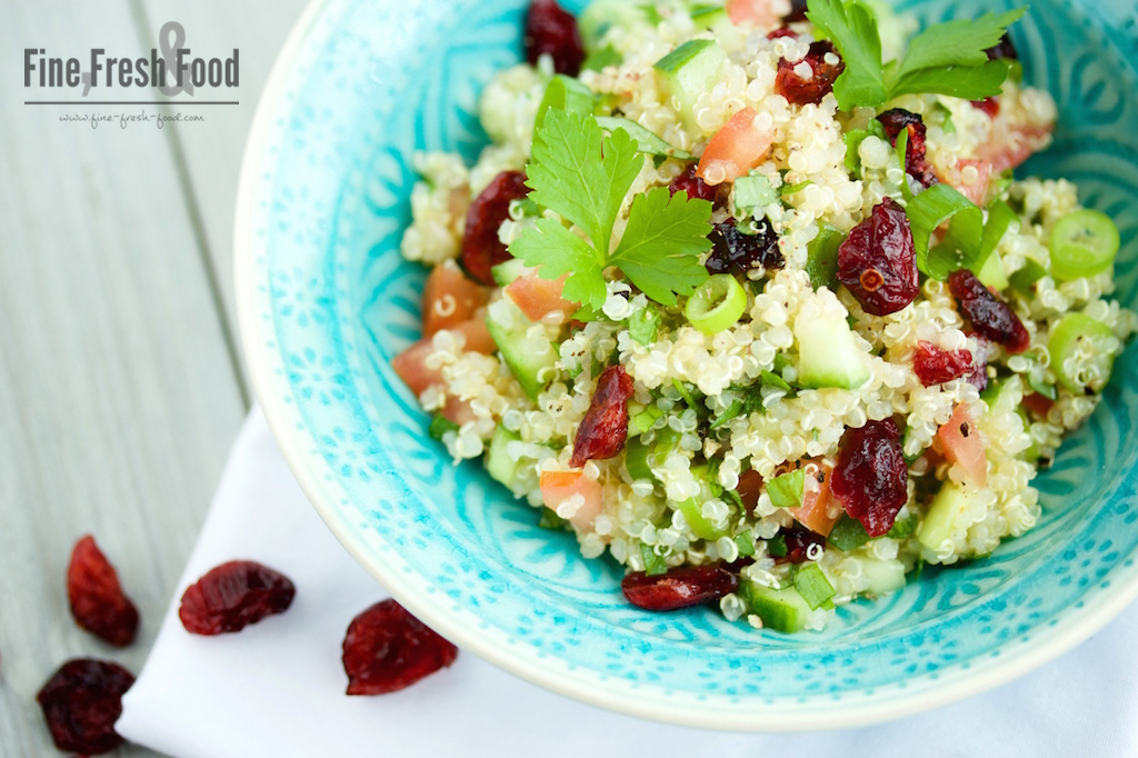 Quinoa-Taboulé mit Cranberries