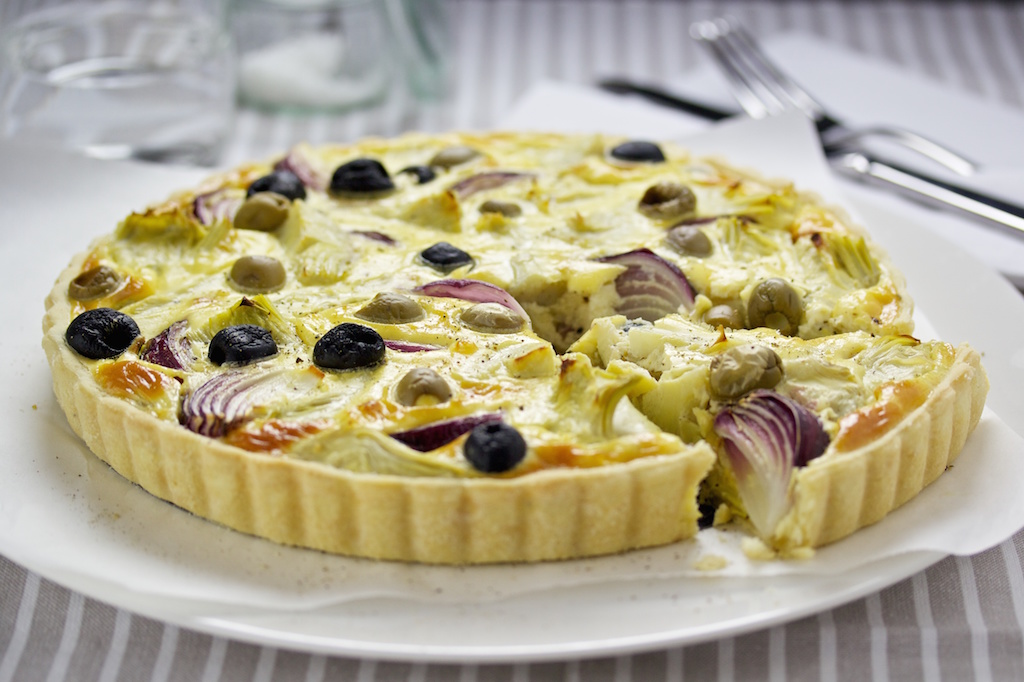 Artischocken-Zwiebel-Quiche – Fine, Fresh &amp; Food