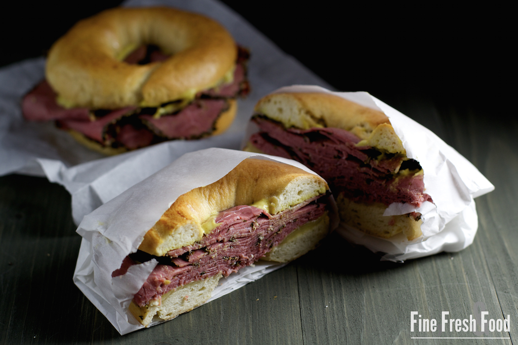New York Style Pastrami Bagel