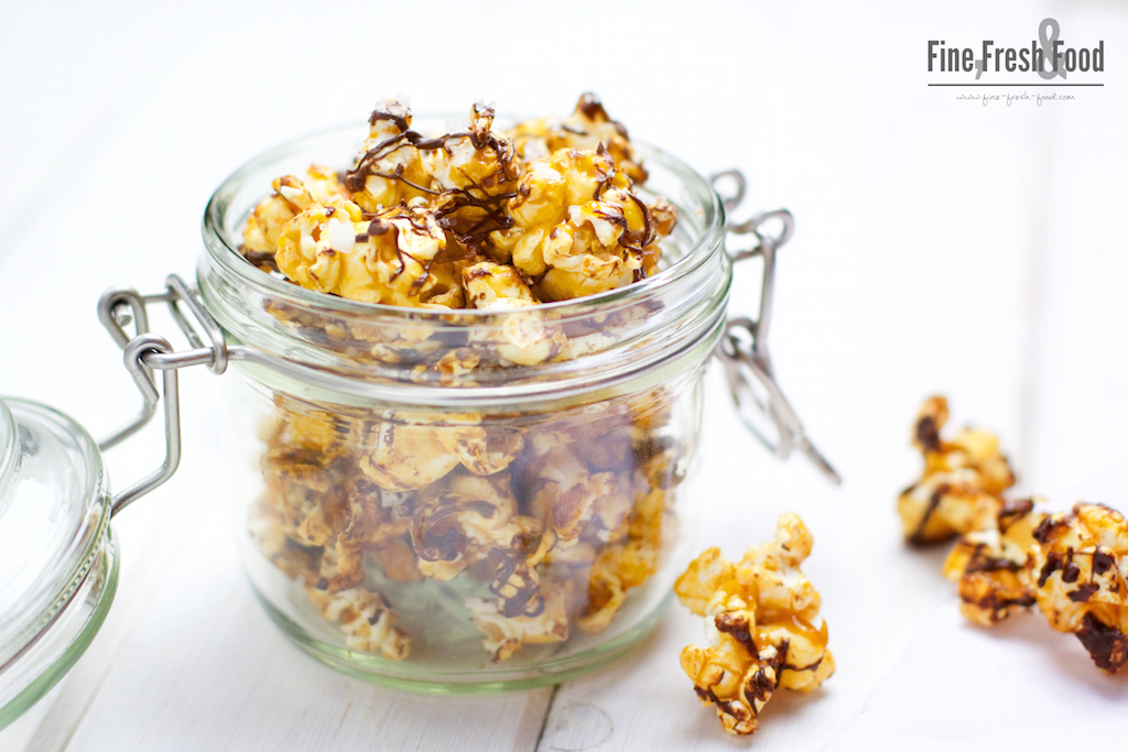 Salted Caramel and Chocolate Popcorn