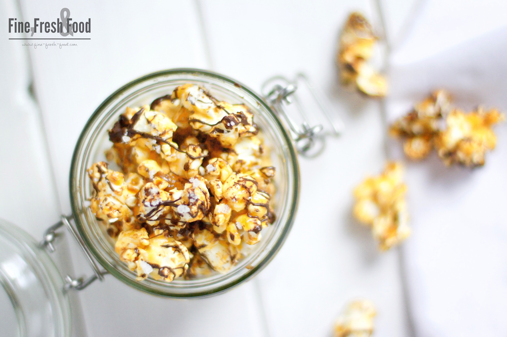 Salted Caramel and Chocolate Popcorn