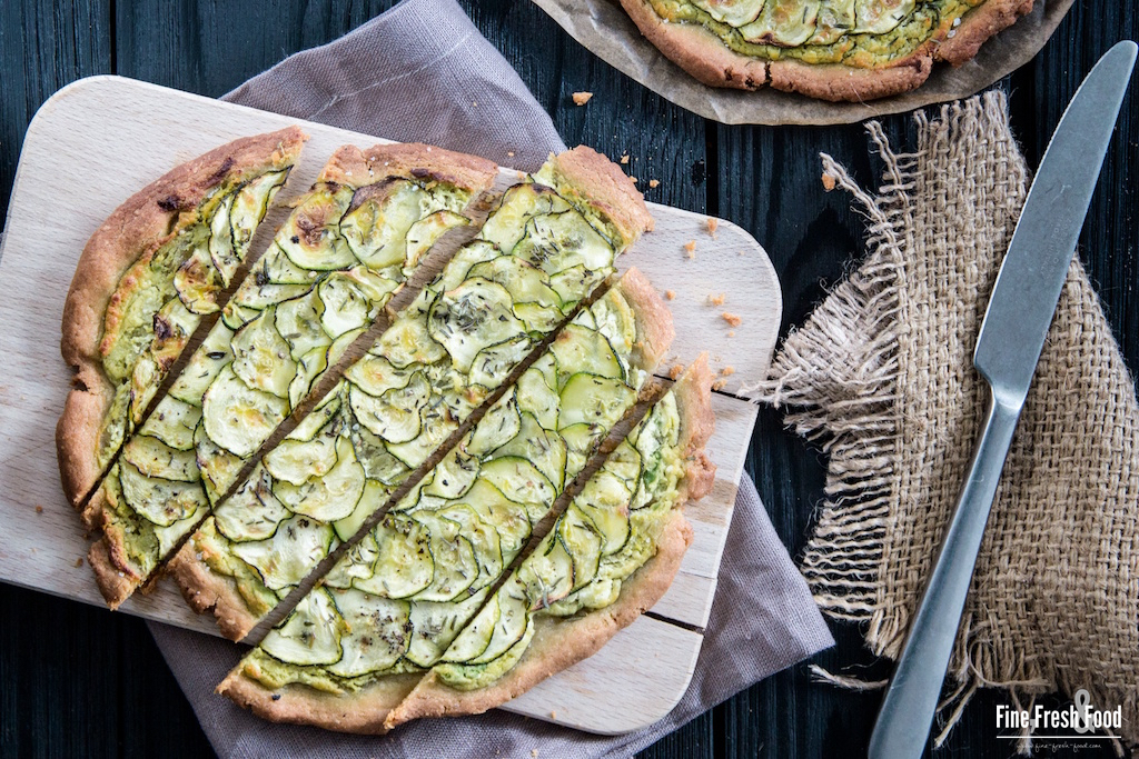 Buchweizen-Tarte mit Zucchini